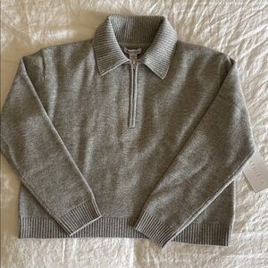 NWT Athleta Alpine 1/4 Zip Sweater